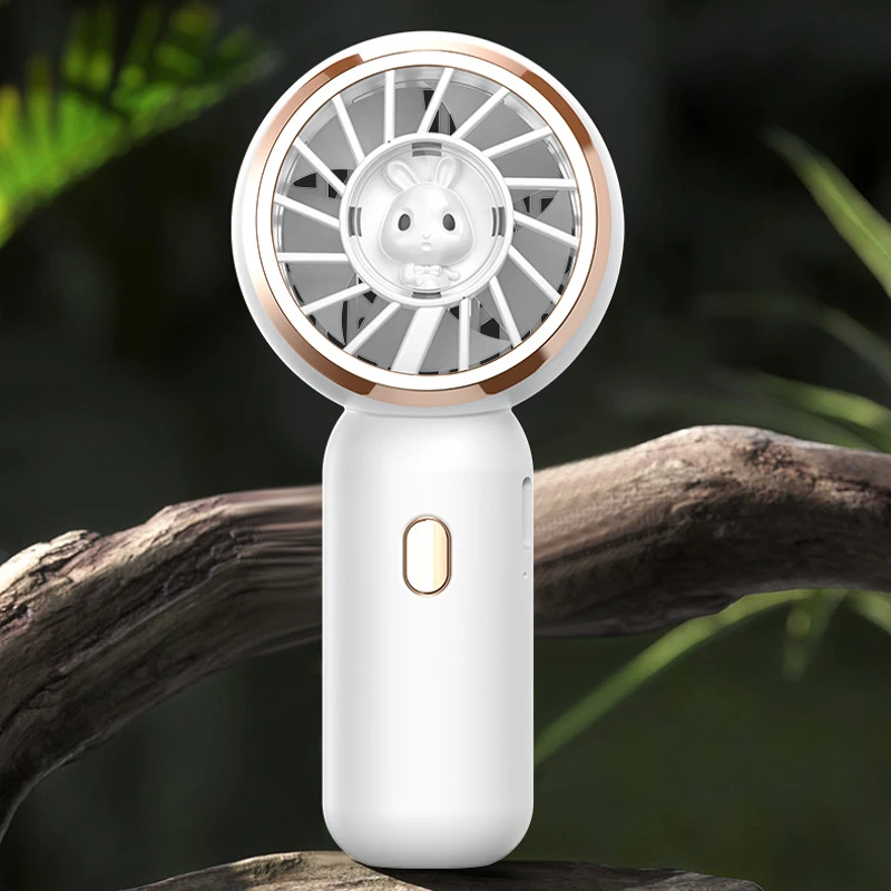 

Портативный ручной вентилятор с USB-зарядкой, настольный мини-вентилятор с 3 регулируемыми скоростями для улицы и помещений, с ремешком