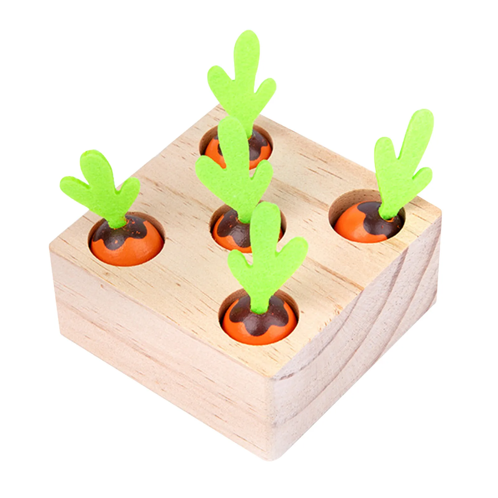 

Learning Carrot Game Early Pulling Educational Farm Children's Toys Board Wooden Toddler Game Games for 4 Year Old Kids