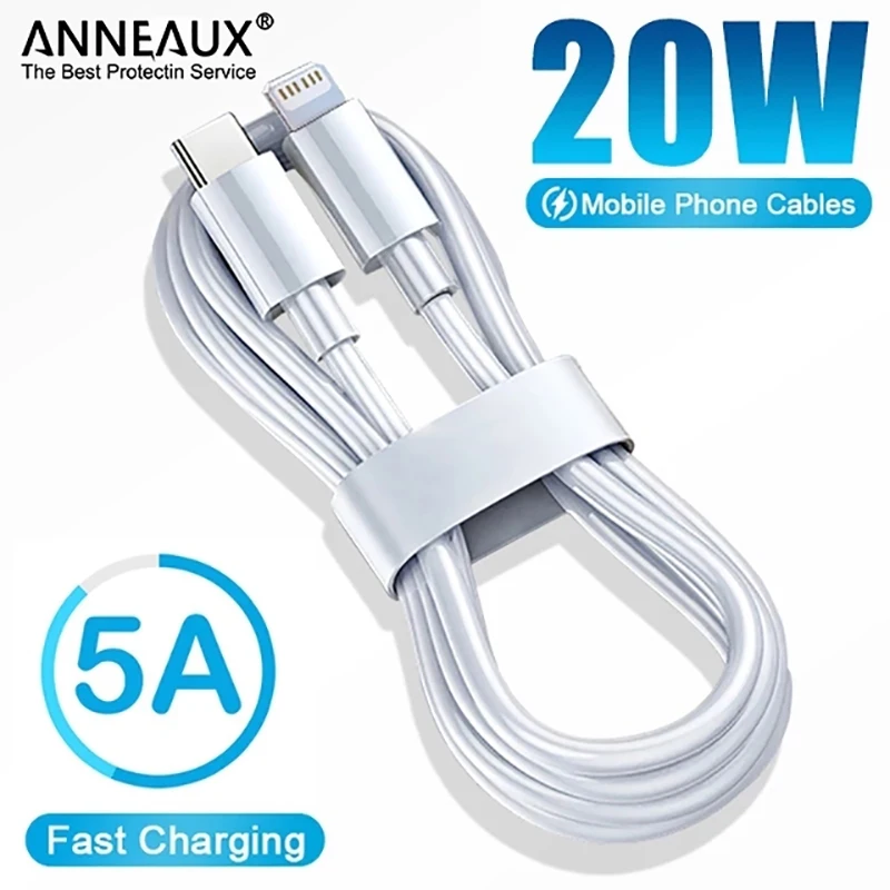USB-кабель PD с поддержкой быстрой зарядки 20 Вт 5 А для iPhone 11 13 12 Pro Max mini 7 8 Plus |