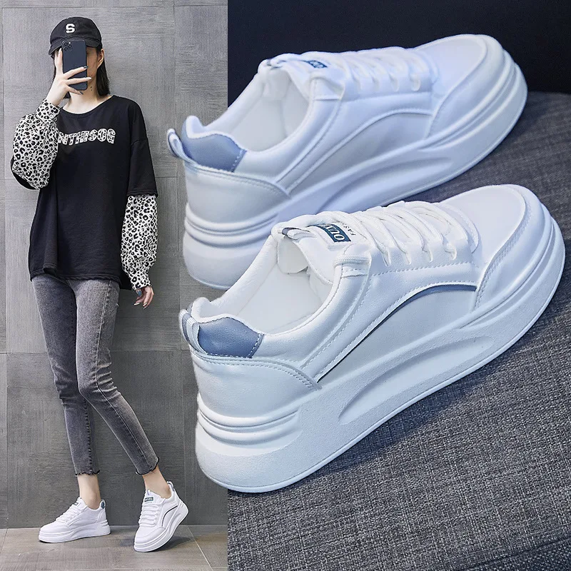 

Simple Fashion 2023 Spring New Platform Casual Sneakers Chaussures De Marche Running Shoes Women Sport Shoes