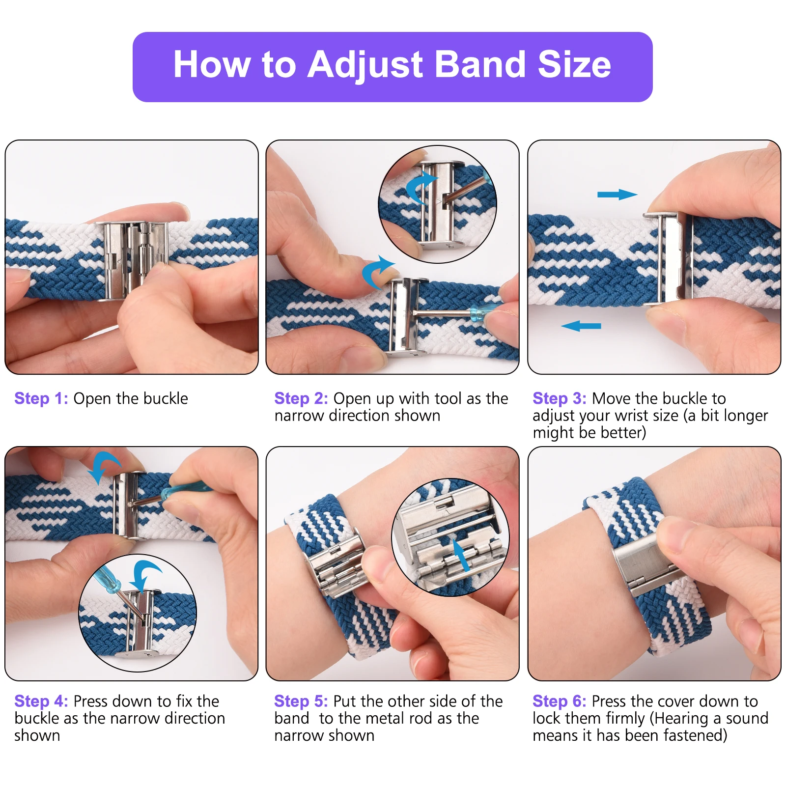 10pcs/lot Braided Strap for Apple Watch Ulta 49mm 8 7 6 SE 5 4 3 Se Bracelet for iWatch 44mm 38mm 42mm 41mm 45mm 40mm Watchband