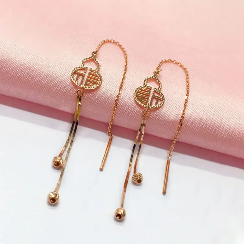 Винтажные Висячие Серьги В Форме Змея С Кубическим Цирконием Классический