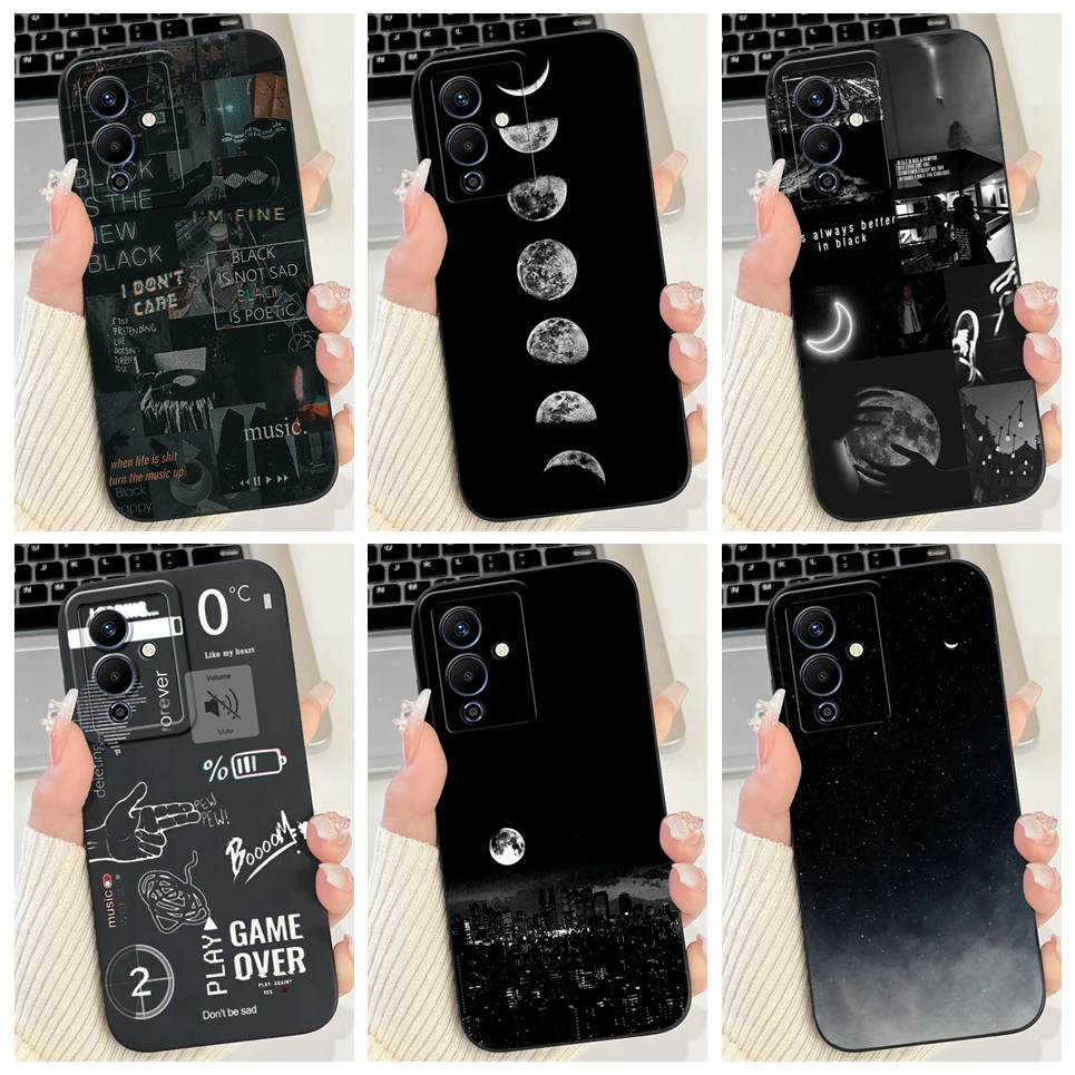 Fashion Painting Back Cover For Infinix Note 12 Pro 5G X671B Phone Case Marble Avocado Moon Night Gothic Coque Soft TPU Funda