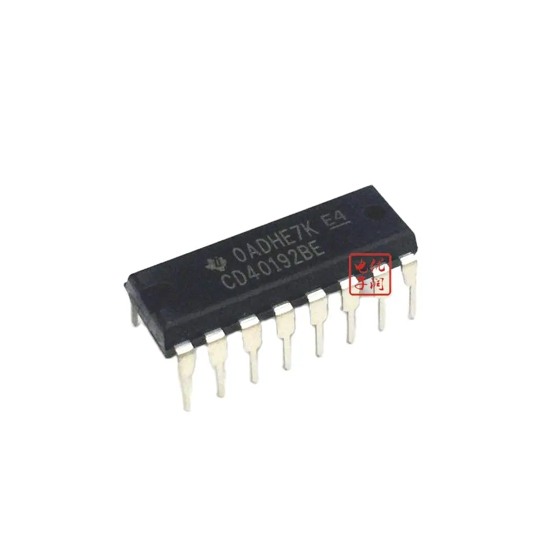 

10PCS/ CD40192BE CD40192BCN [new imported original] DIP-16 in-line counter/divider