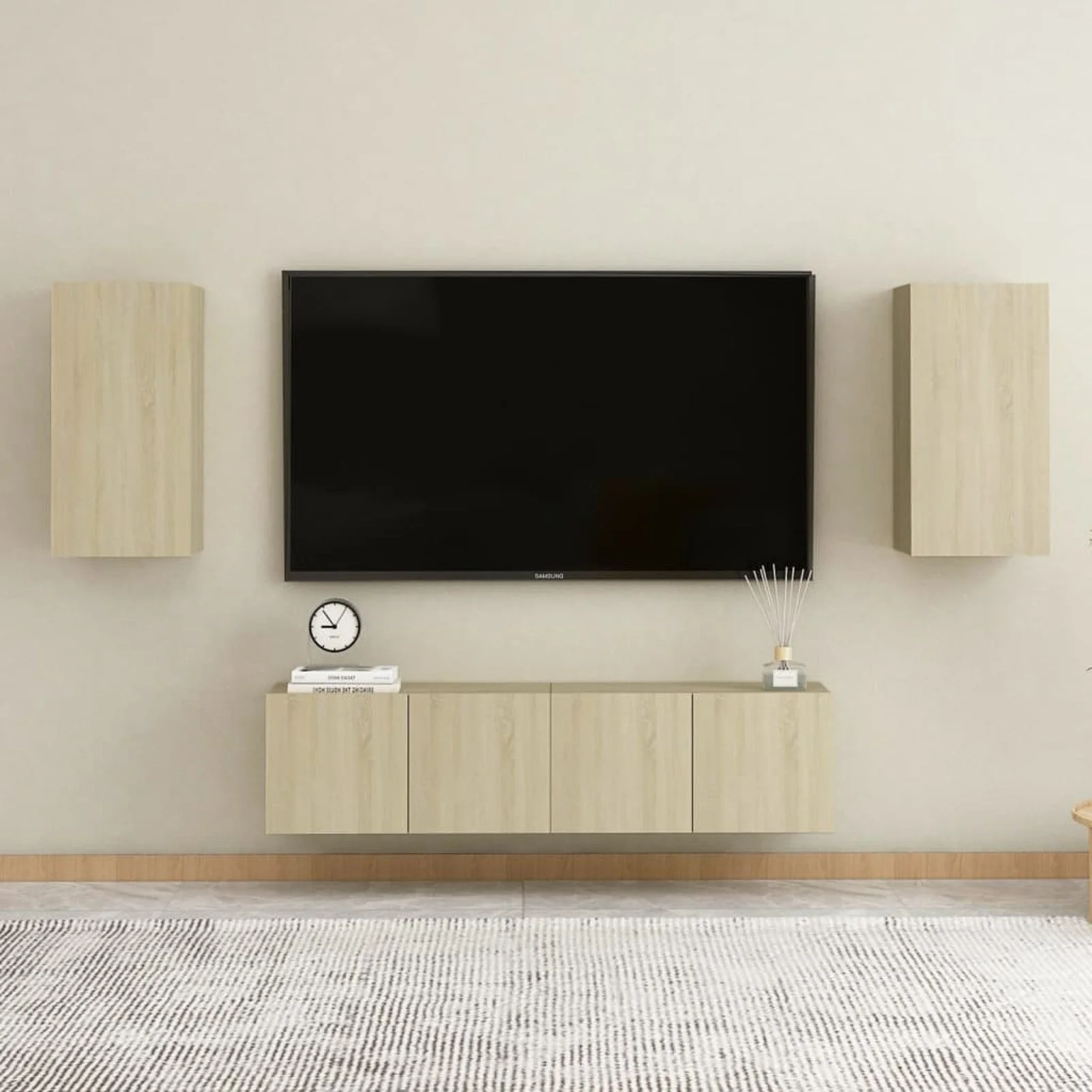 

TV Cabinet Sonoma Oak 12"x11.8"x23.6" Chipboard