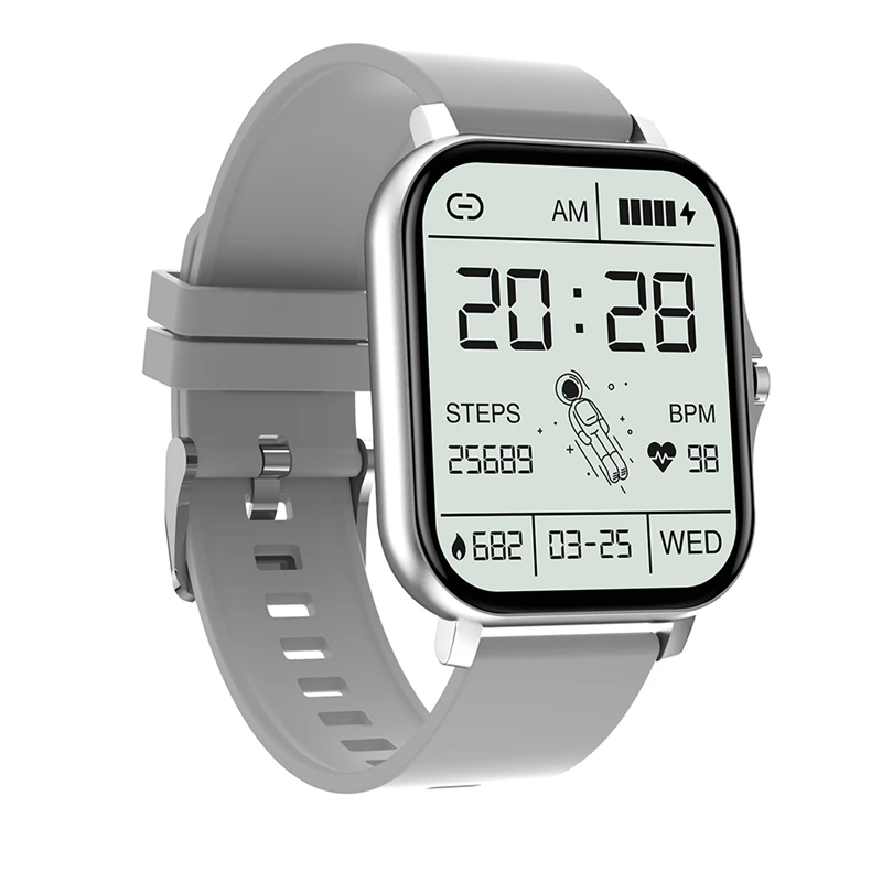 

Смарт-часы унисекс RISE, 1,69 дюйма, Bluetooth, пульсометр