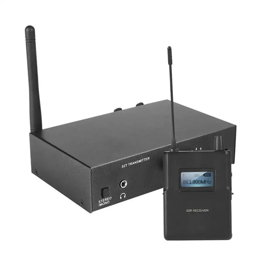 Оригинал для ANLEON S2 UHF стерео Беспроводная система монитора 863-865 МГц