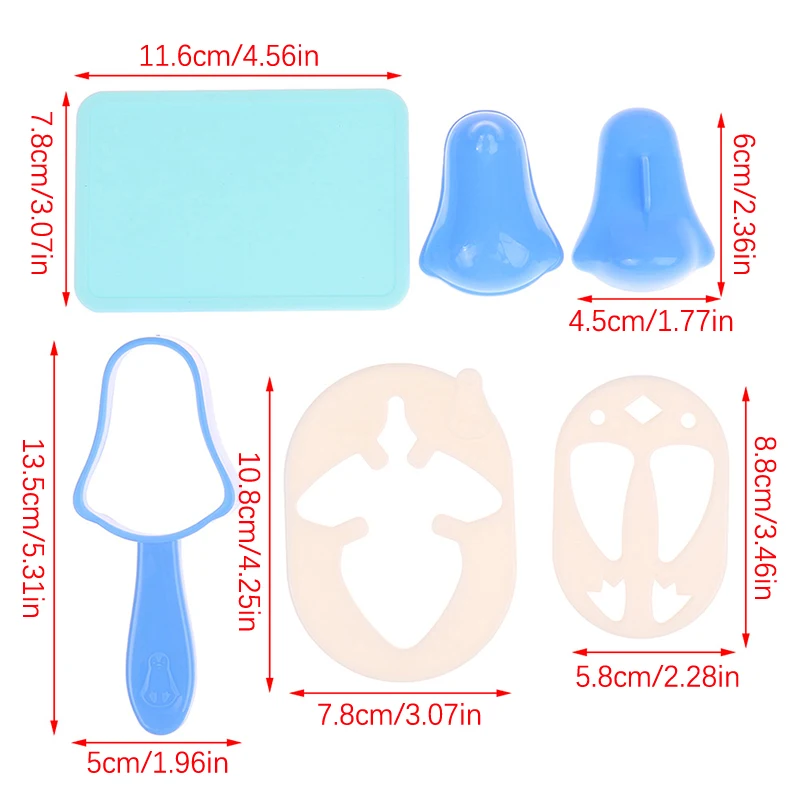 

Plastic Sushi Nori Rice Mold Punch Pad Bento Tool Penguin Sushi Maker Sandwich Rice Ball Bento Maker Cooking Tool