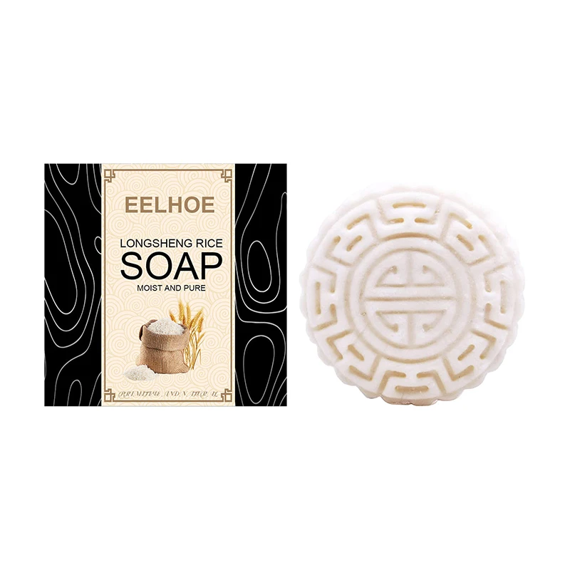 Hair Shampoo Bar - Moisturizing for Dry, Damaged & Dull Hair | Leaves Hair Silky Soft, with Cocoa Butter, Rice