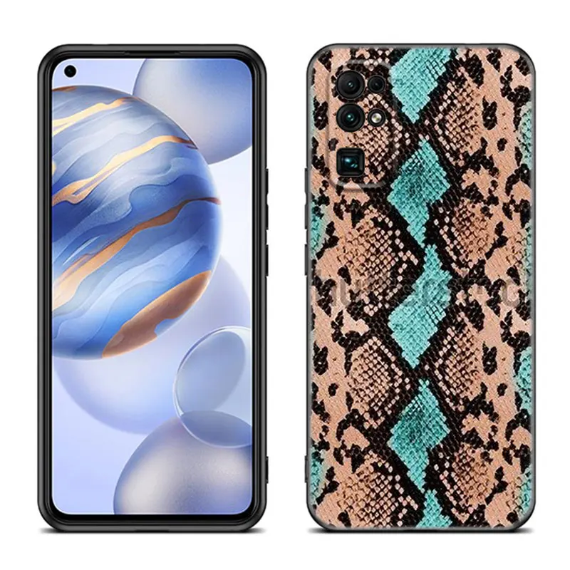 Чехол Змеиный для Huawei Honor 60 50 SE 30S Mate 30 20 10 Lite 40 Nova 9 8 Pro Y60 8i 7i 7SE 5T |