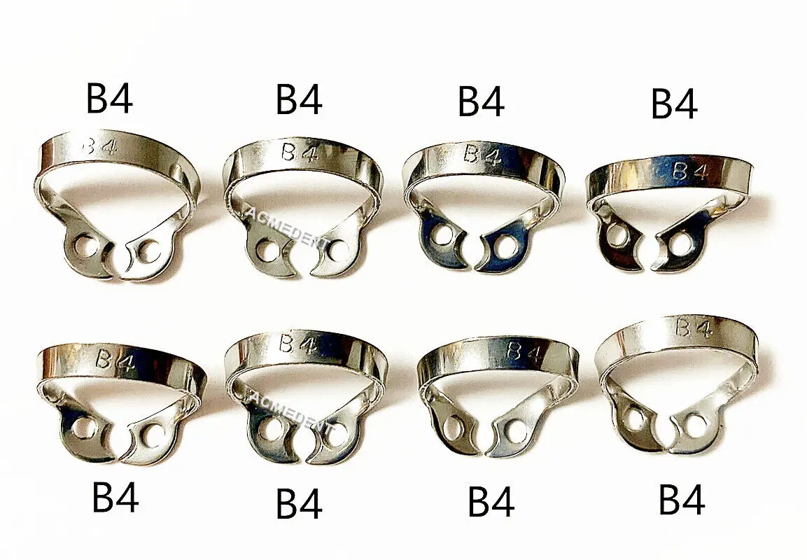 

5 pieces Dental Rubber Dam Clamps B4 Brinker Clamp Anterior Canine Smaller Stainless Steel Endodontic Surgical Instruments