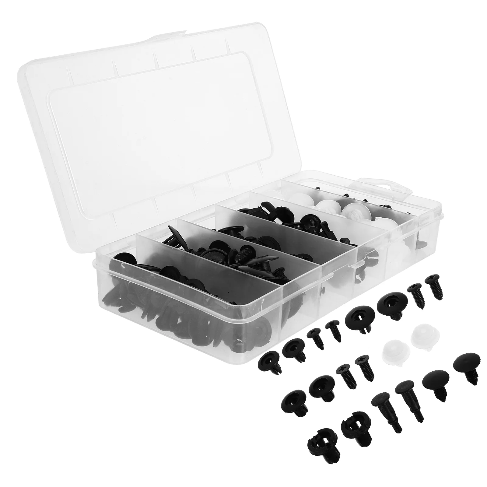 

100 Bumper Retainer Clips Car Rivets Fasteners Car Retainer Clips Rivet Clips Universal Liner Fastener Rivet Push Clips Auto