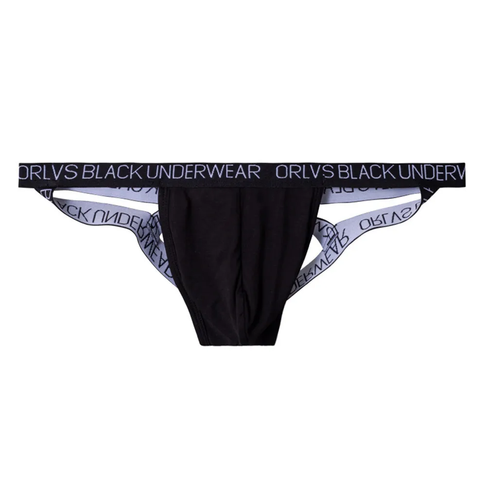 Men's underwear sexy low want Briefs bikini Thong shorts 3PCS