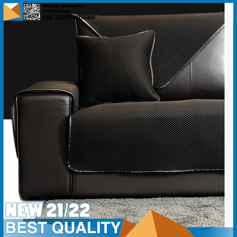 Однотонный чехол для дивана гостиной дома офиса нескользящее модное полотенце с