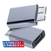 otg micro b usb 3 0 adapter data transfer type c female to micro b male converter for hard drive disk hdd ssd sata