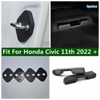 car door lock buckle seat bottom air outlet vent protect cover trim for honda civic 11th 2022 2023 plastic interior accessories