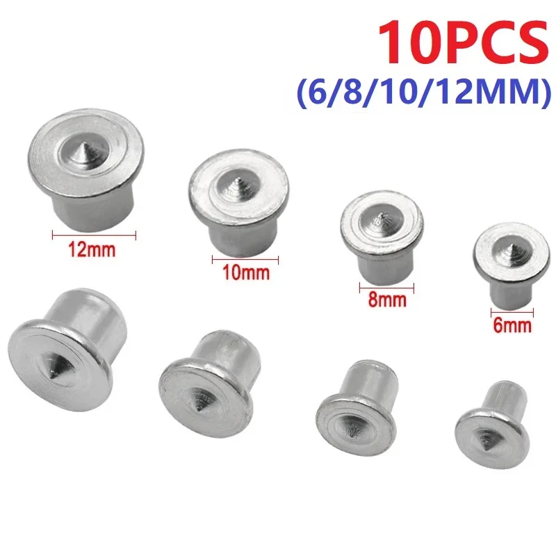 

Dowel Center Point Pins 10x Dowel Centre Point 6/8/10/12mm Wood Timber Marker Hole Tenon Center Sets Wooden SilverDowels