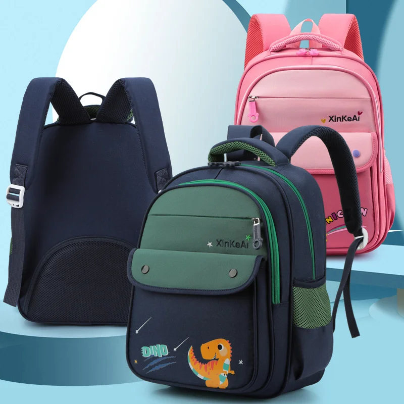 MRLD Cartoon Children's Schoolbag New Boys and Girls Grades 1-2 Primary School Bag Lightweight Student Backpack