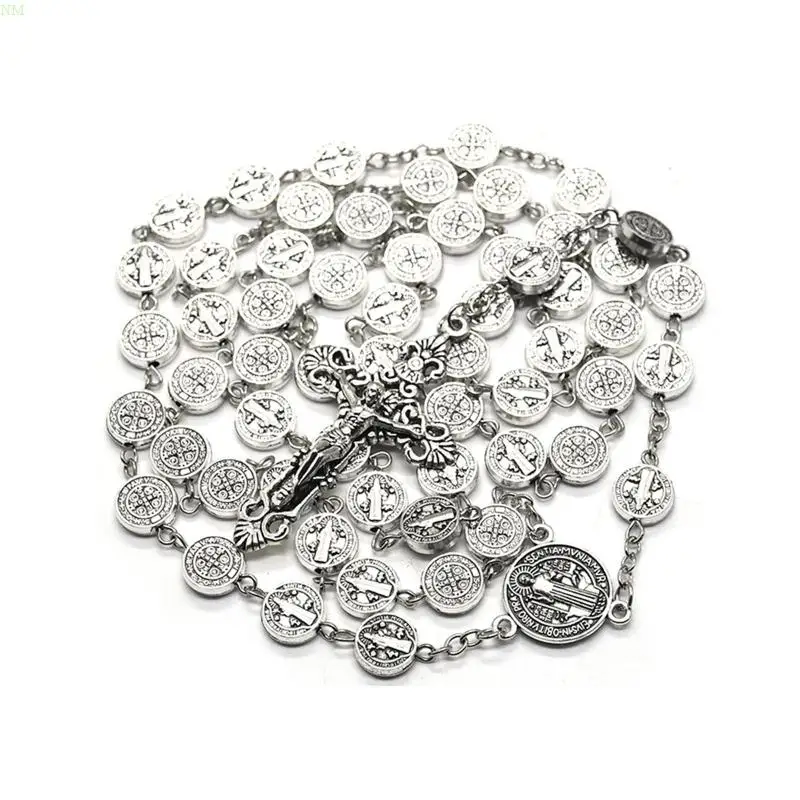 Серебряный металл для ожерелья-креста четки христианские церковные