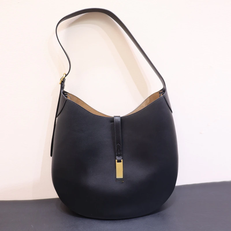 

Minority Designer Luxury Cowhide Tote Bags Women Large Capacity Commuter Single Shoulder Bags Ladies 2023 Solid Casual Handbag