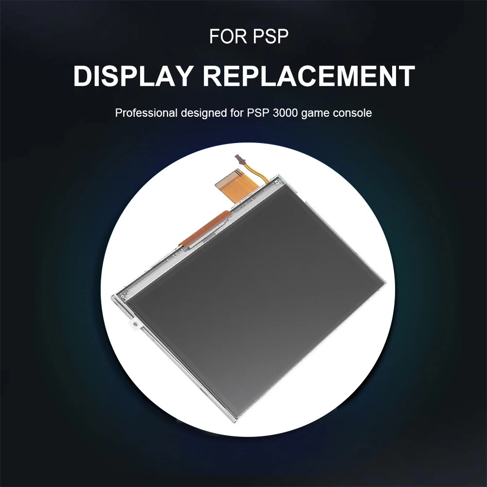 

Gaming Screen Professional Controller LCD Screen Replacement Parts Game Console Repair Part Game Accessories for SONY PSP 3000