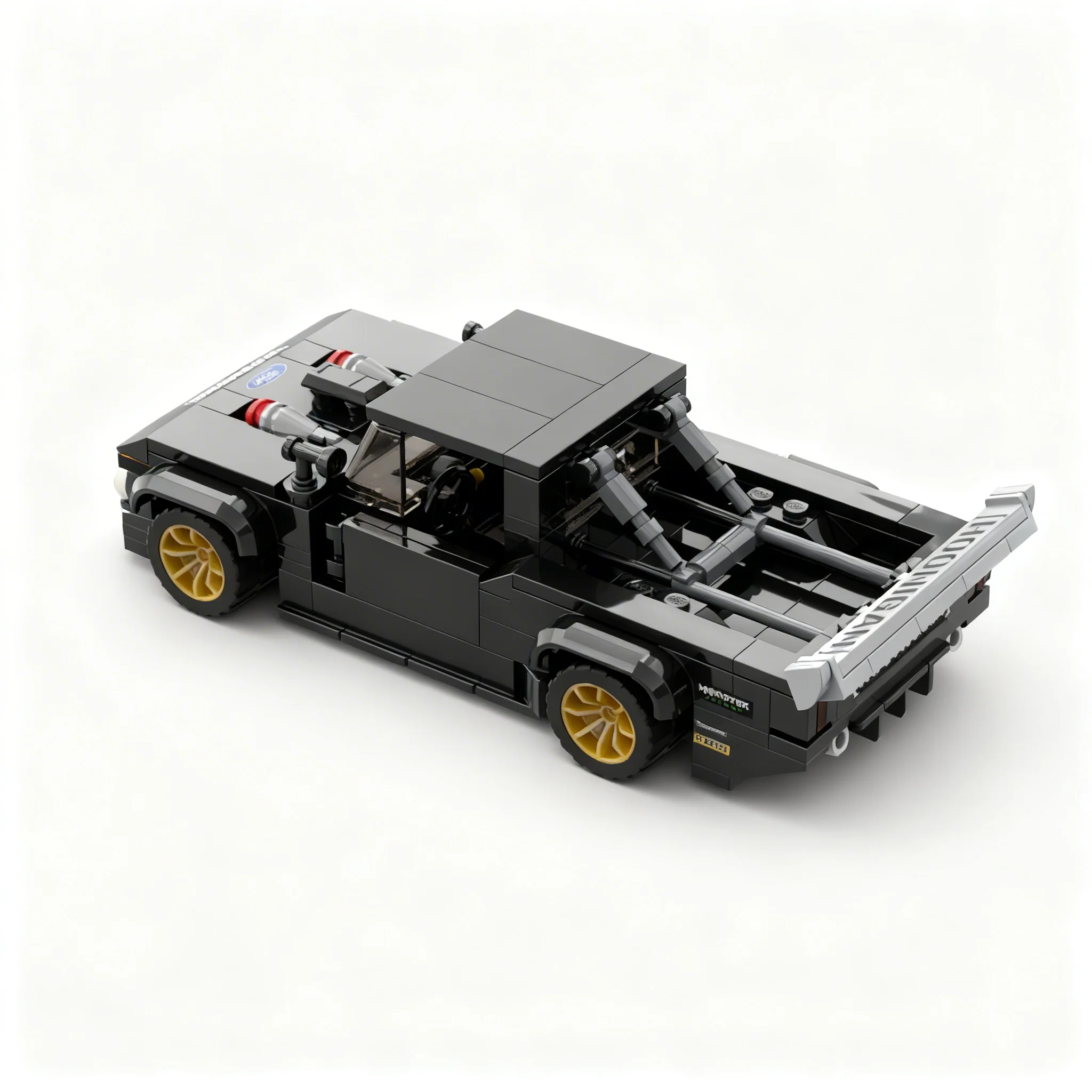 304 детали MOC City Champions Fordes Hoonitruck, модель из строительных блоков, рождественские подарки, архитектурная игрушка, креативный подарок на день рождения. (art.: 3920dcd174945) - 3920dcd174945