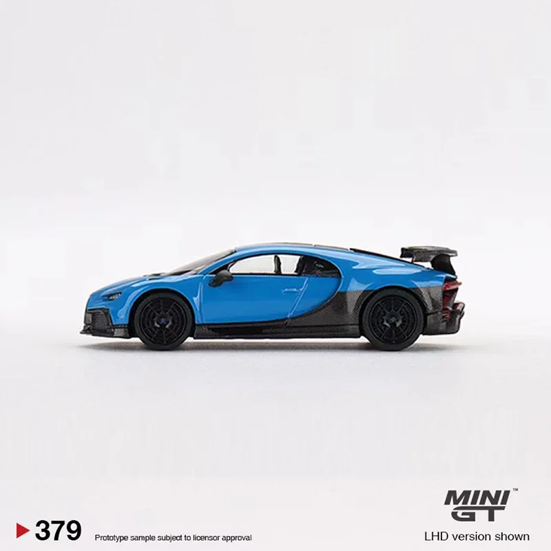 Модель автомобиля MINIGT 1:64 Chiron Pur Sport литой автомобиль Supe из сплава # 379 LHD Синий