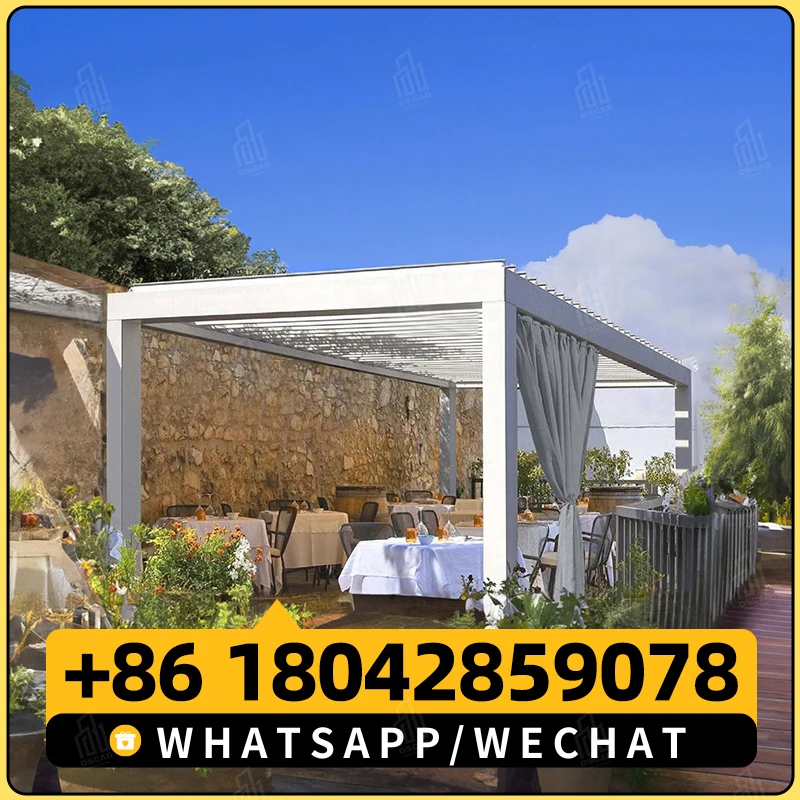 Уличная Роскошная беседка Youya с люверсами водонепроницаемая наружная для жалюзи