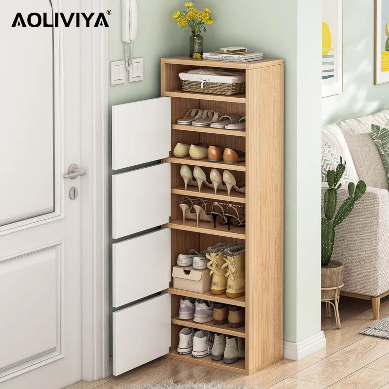 

Стойка для обуви AOLIVIYA простая для дома и дома многослойная Пыленепроницаемая небольшая стойка для обуви на высоком каблуке стойка для обуви