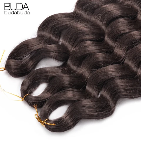 Вьющиеся волосы, плетение крючком, синтетические волны воды, наращивание волос, глубокая волна, вязанные крючком косы, высокотемпературное волокно, искусственные волосы