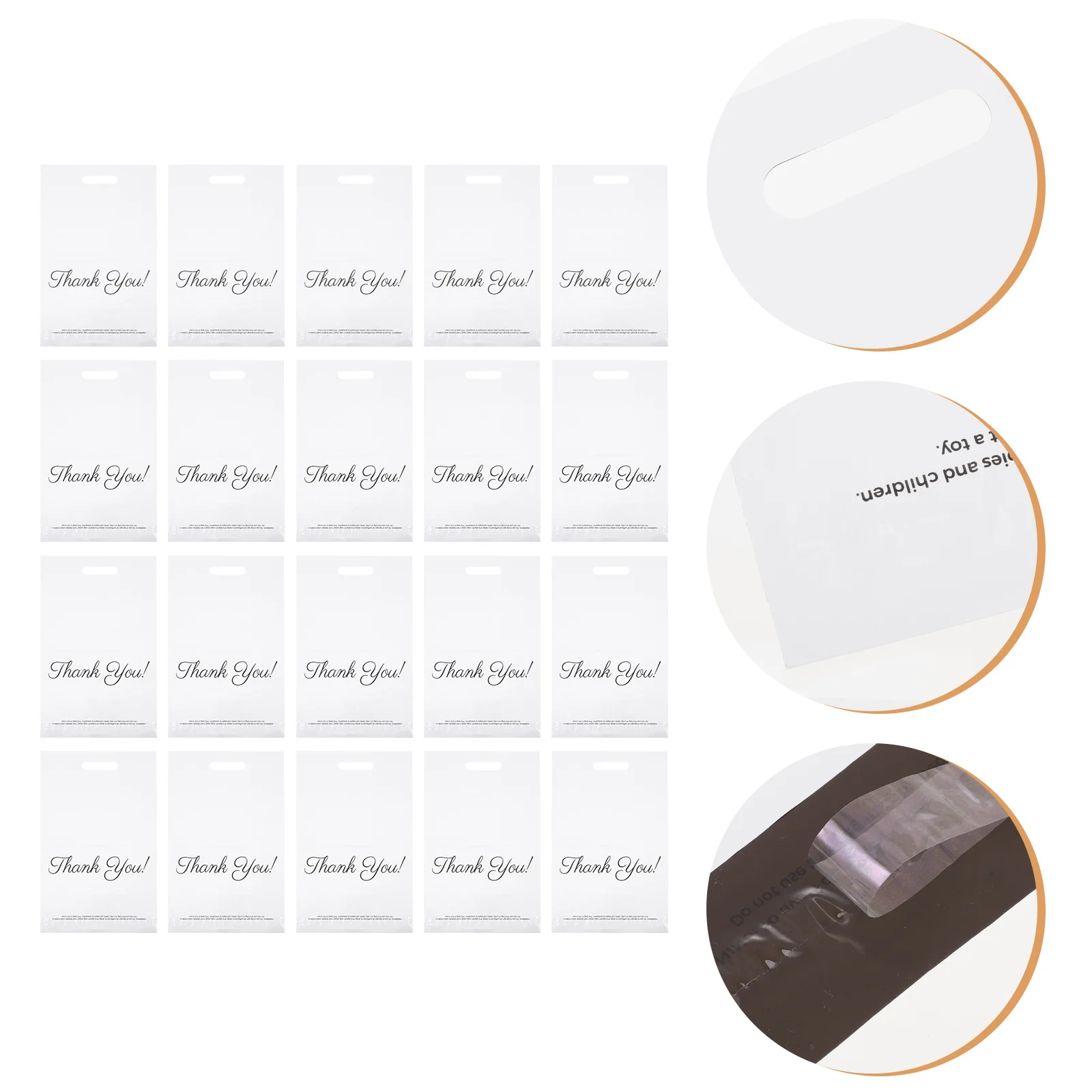 

20Pcs Bags Thicken Poly Mailers Clothes Shipping Bag Thick Packing Bag Clothes Packing Bag for Clothing Storage Mailing