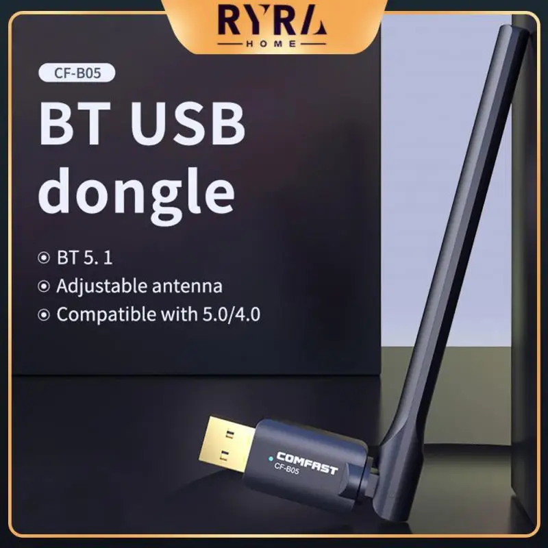 

3mbps Adjustable Antenna Portable Bt5.1 Wireless Receiver 5.1 Adapter For Laptop Desktop 1200mbps High Speed