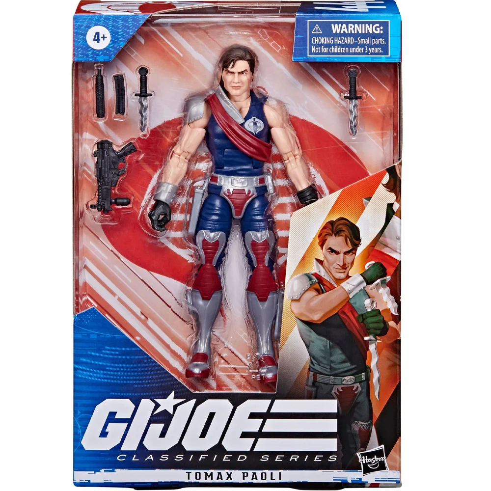 

Original Hasbro G.I. Joe Classified Series Tomax Paoli 6 Inch Action Figure Collectible Model Toy Gift