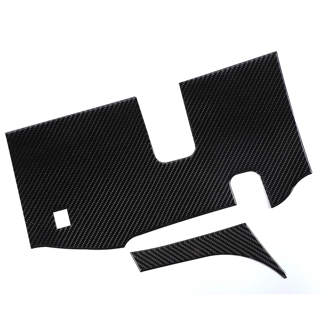 

Car Steering Wheel Under Anti-Kick Panel Decoration Cover for Dodge RAM 1500 2018-2022 Accessories , Carbon Fiber