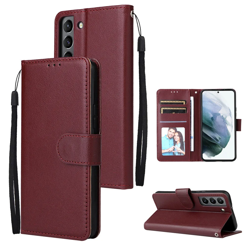 Luxury Wallet Flip Case For Samsung Galaxy Note 20 Ultra Note10 Pro S8 S9 S10 Plus S10E S20 Ultra S21 FE S22 Book Cover Coque