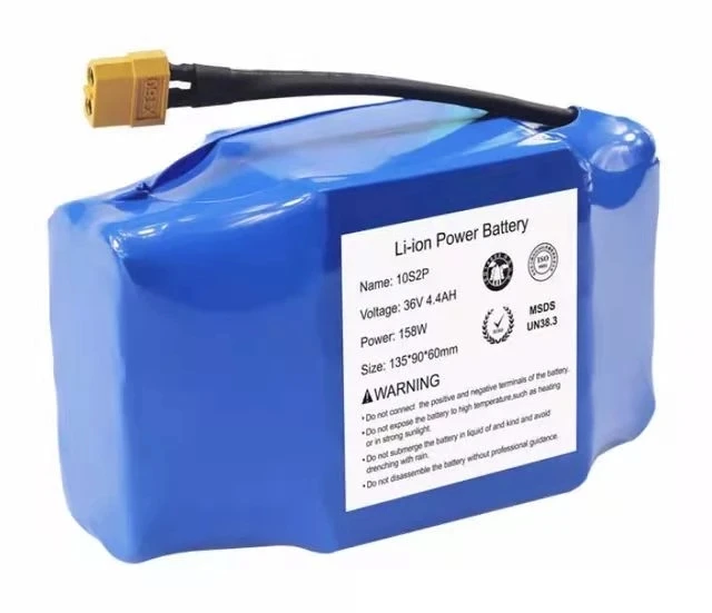 Original 36v 4.4Ah Rechargeable Lithium Battery 10S2P 4400mA