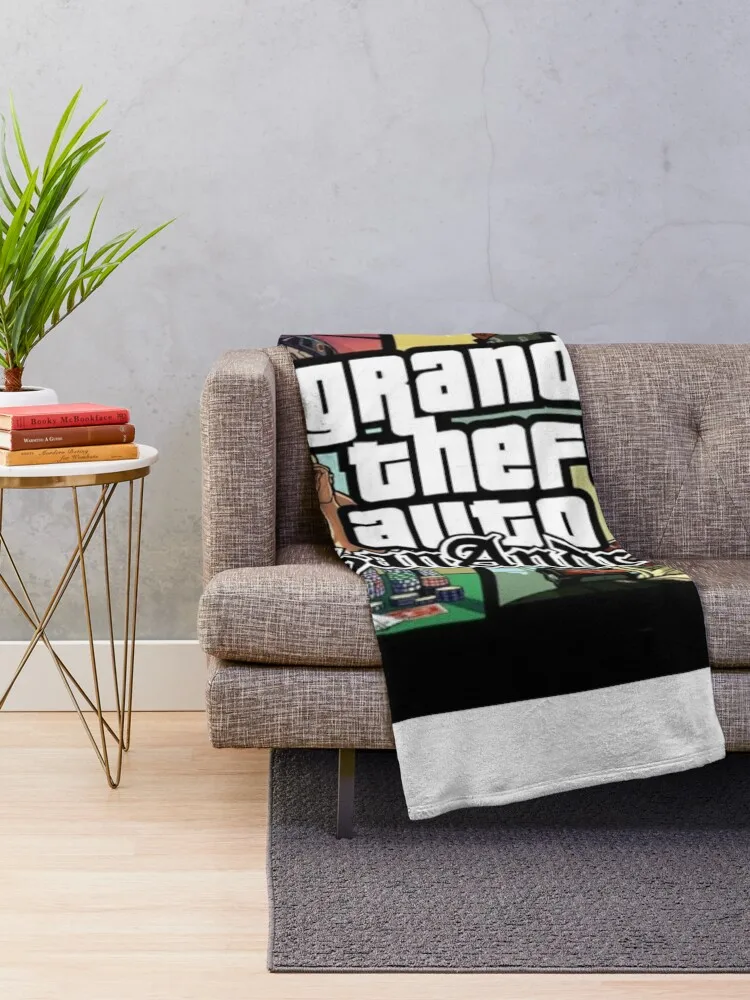 Игровое художественное одеяло из GTA San Андреас винтажное для малышей