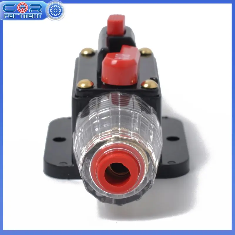 

1PC 30A/40A/60A/80A/100A 12/24V Car Truck Audio Amplifier Circuit Breaker Fuse Holder AGW Stereo Amplifier Retrofit Fuse Adapter
