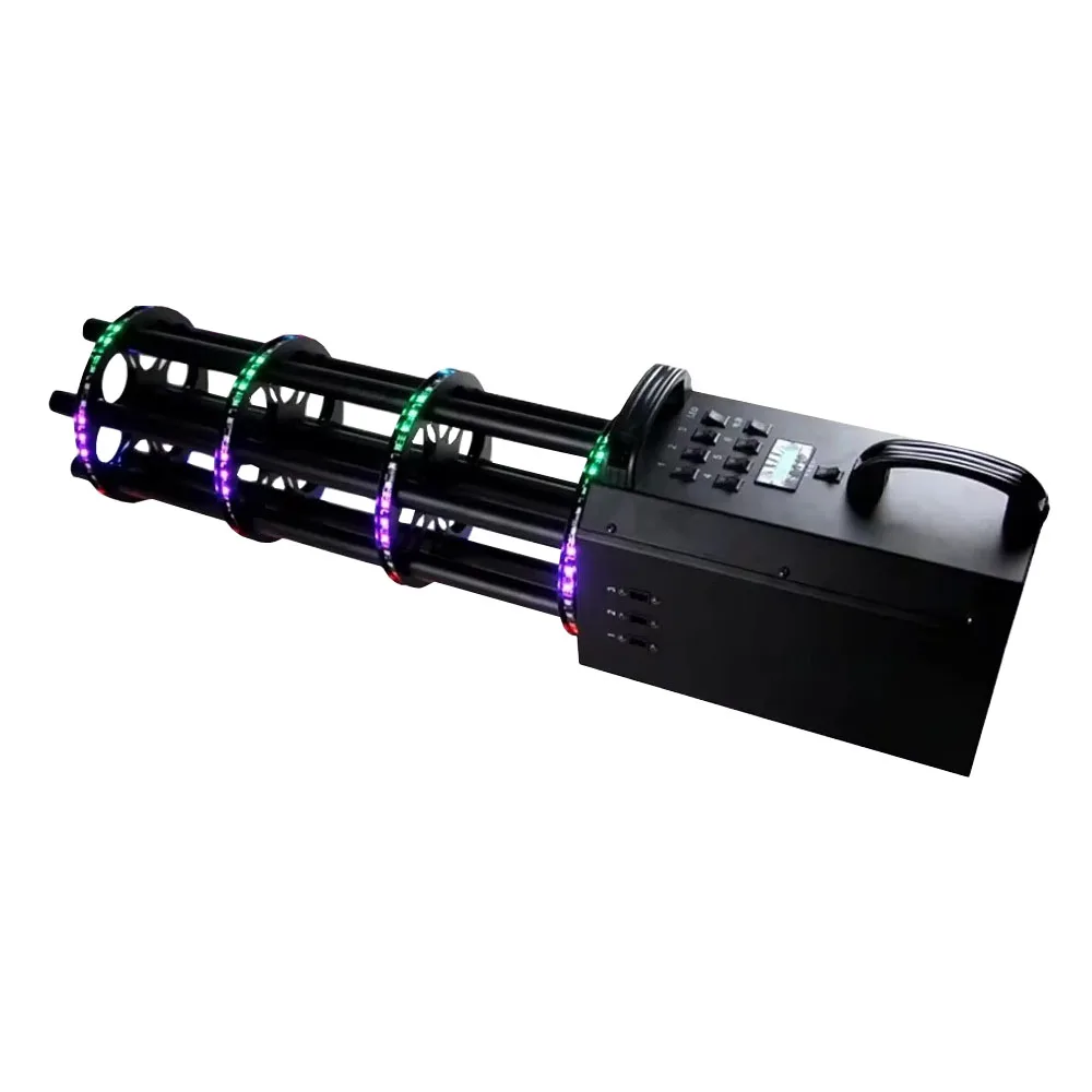 RGB LED CO2 мини пневматическая Радужная цветная бумага конфетти DJ диско компания