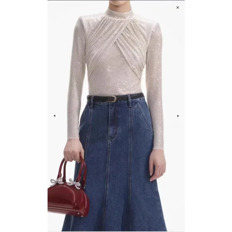 Белые/коричневые/черные бриллианты элегантные высококачественные новые модные