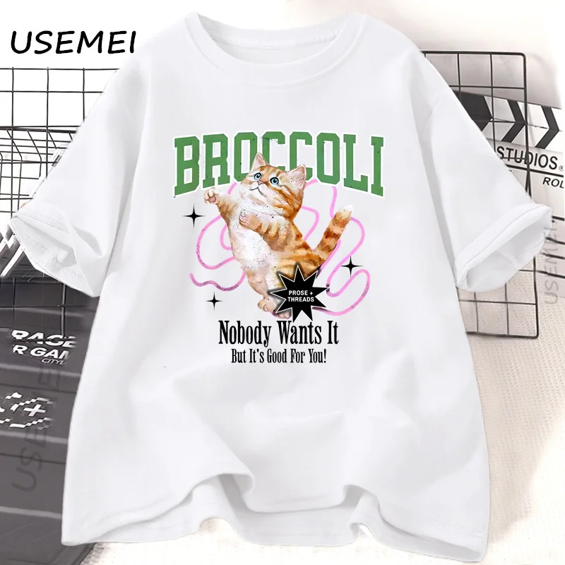 Фото Футболка с принтом Onyx Storm Broccoli Cat, футболка с четырьмя крыльями для мужчин и женщин, базовая война, колледж, книга 02, футболка, топы Booktok №2