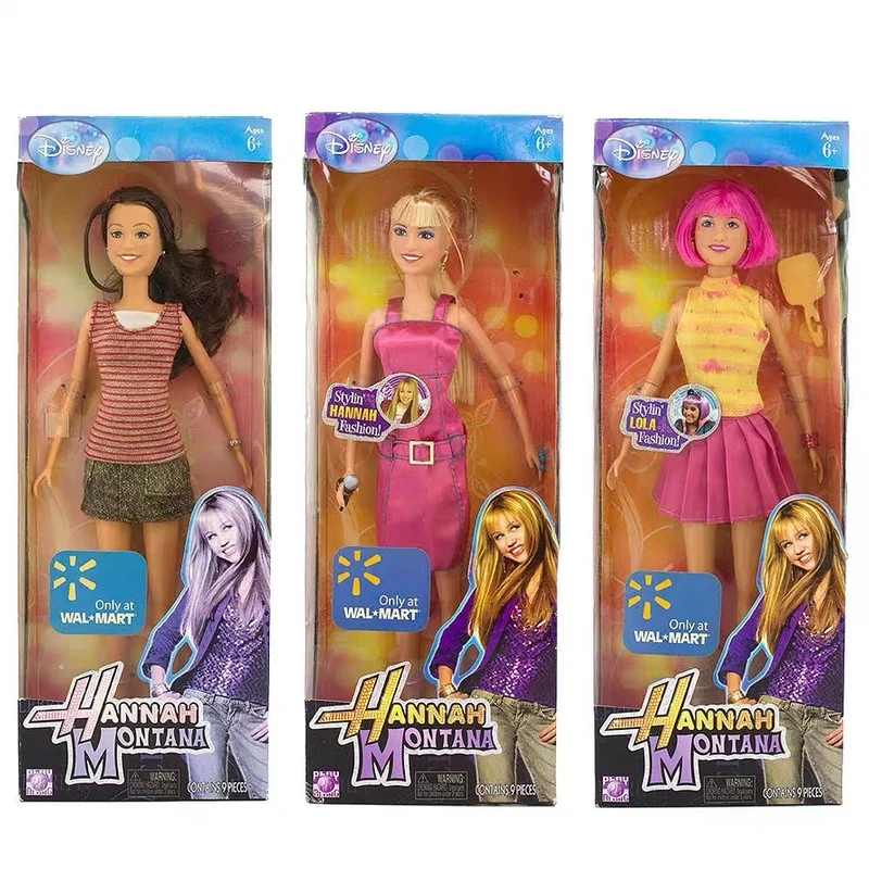 

Cute Kawaii Hannah Montana Cute Simulation Fashion Dress Up Play House Doll Gifts Toy Model Anime Figures Collect Ornaments