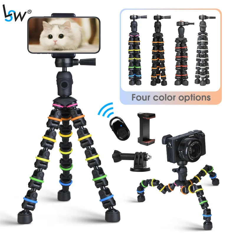 Штатив для телефона гибкий универсальный мини-штатив селфи с зажимом