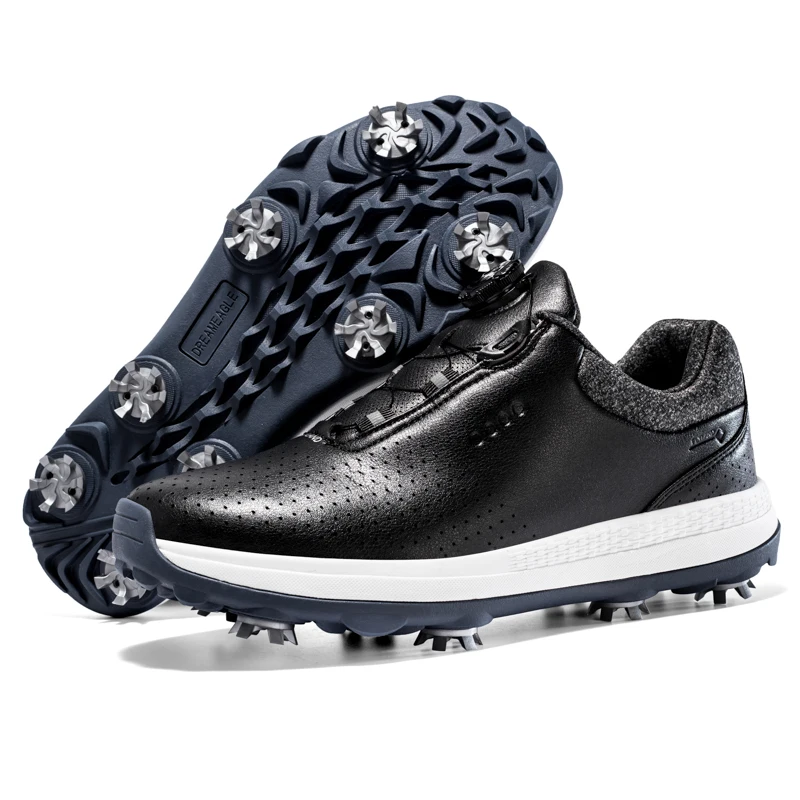 Brand Professional Men's Golf Shoes Non-slip and Waterproof Golf Training Shoes Men Spikeless Golf Shoes Golf Shoes Men