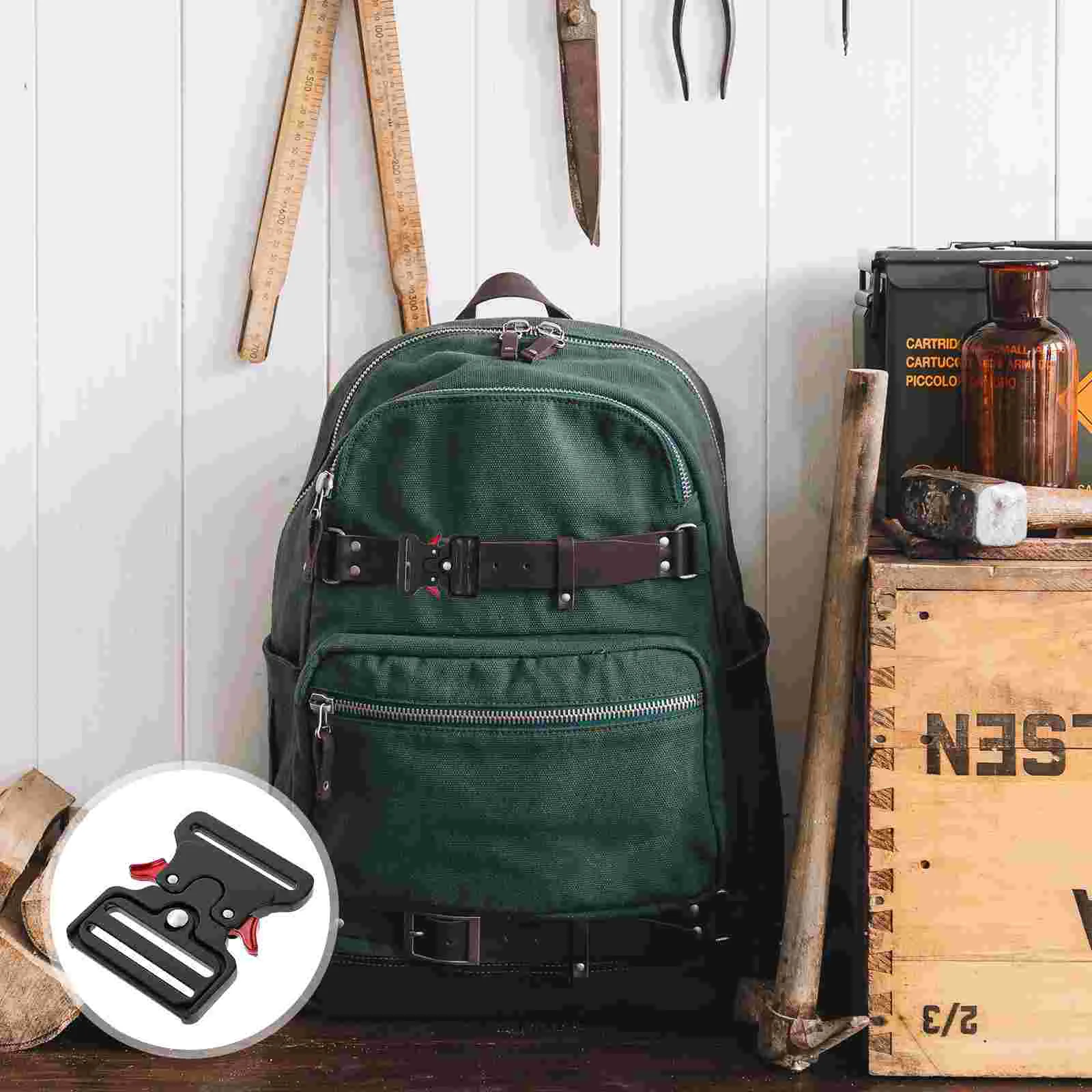 

Buckle Release Quick Beltmetal Luggage Safety Buckles Outdoor Heavy Duty Replacement Side Backpack Straps Shoe Fan Easy Slide