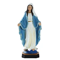 virgin mary statue 8 8 our lady of grace sculpture virgin mary blessed statue resin figurine mother madonna catholic religious