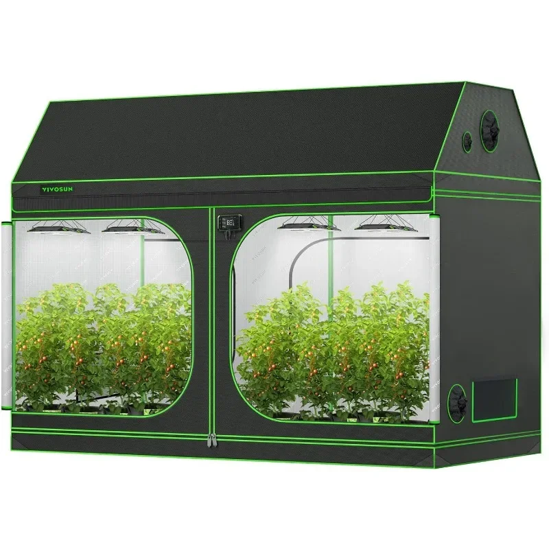 Тент для выращивания растений 4x8 кубическая палатка на крышу 96x48x72 дюйма с окошком