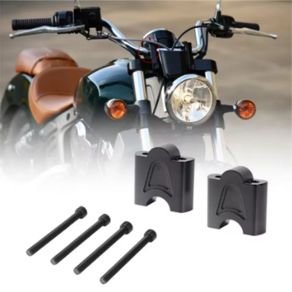 Фото Комплект подъемников руля 2 дюйма для мотоциклов Indian Scout, Scout Bobber, Scout Sixty 2015-2025 №5
