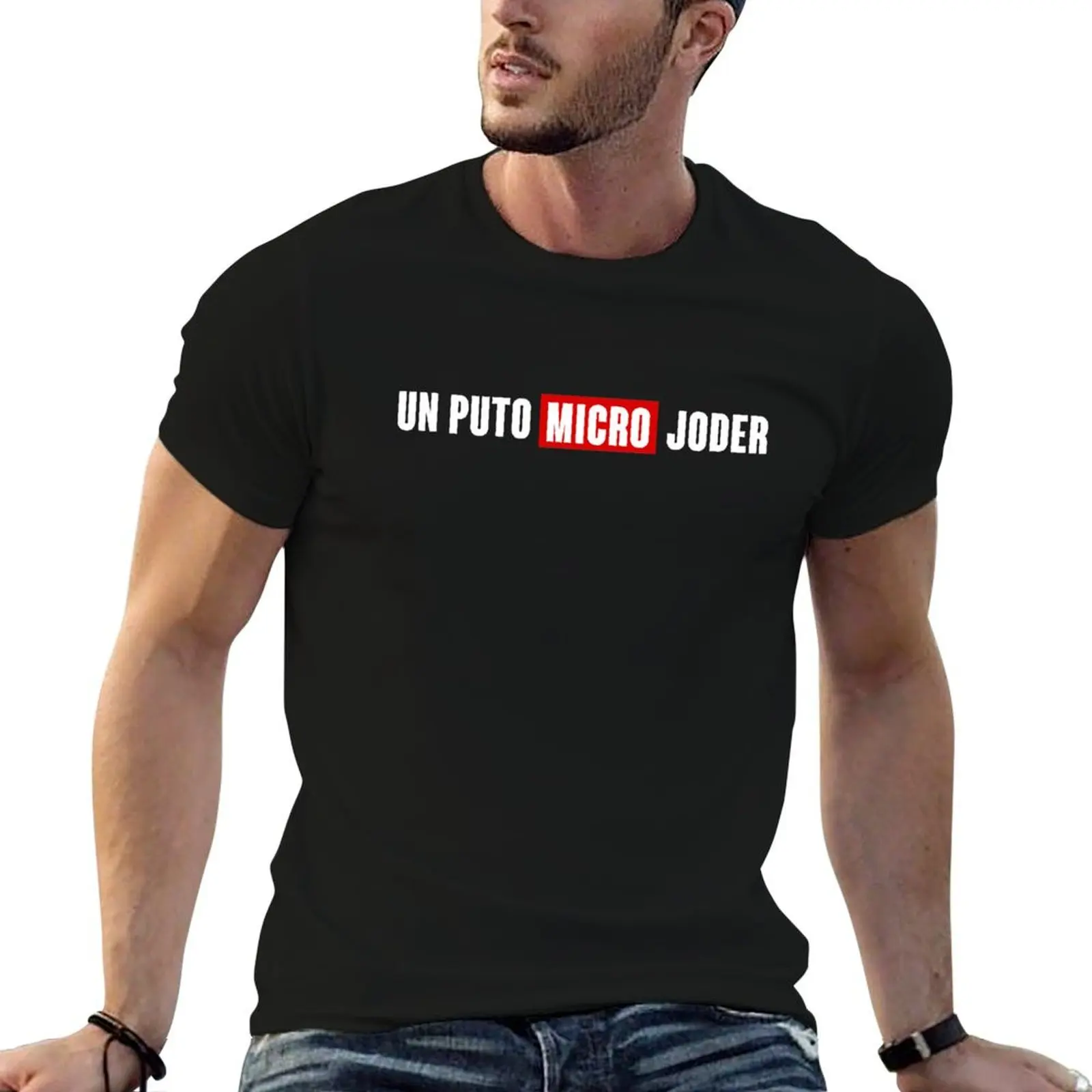 Футболка UN PUTO MICRO JODER винтажные футболки с рисунком рэпера мужская футболка