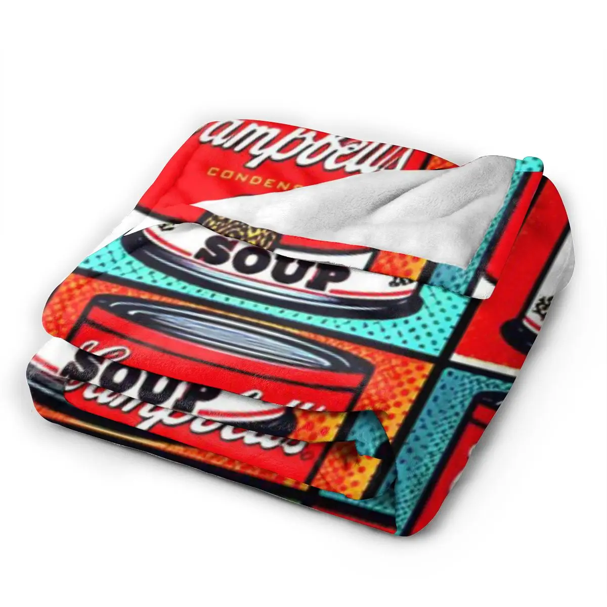 Campbell S Томатный суп Поп-арт ультрамягкое одеяло из микрофлиса